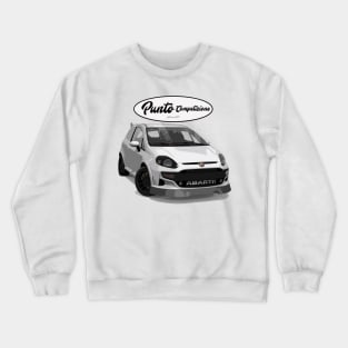 Punto Competizione Bianco Crewneck Sweatshirt